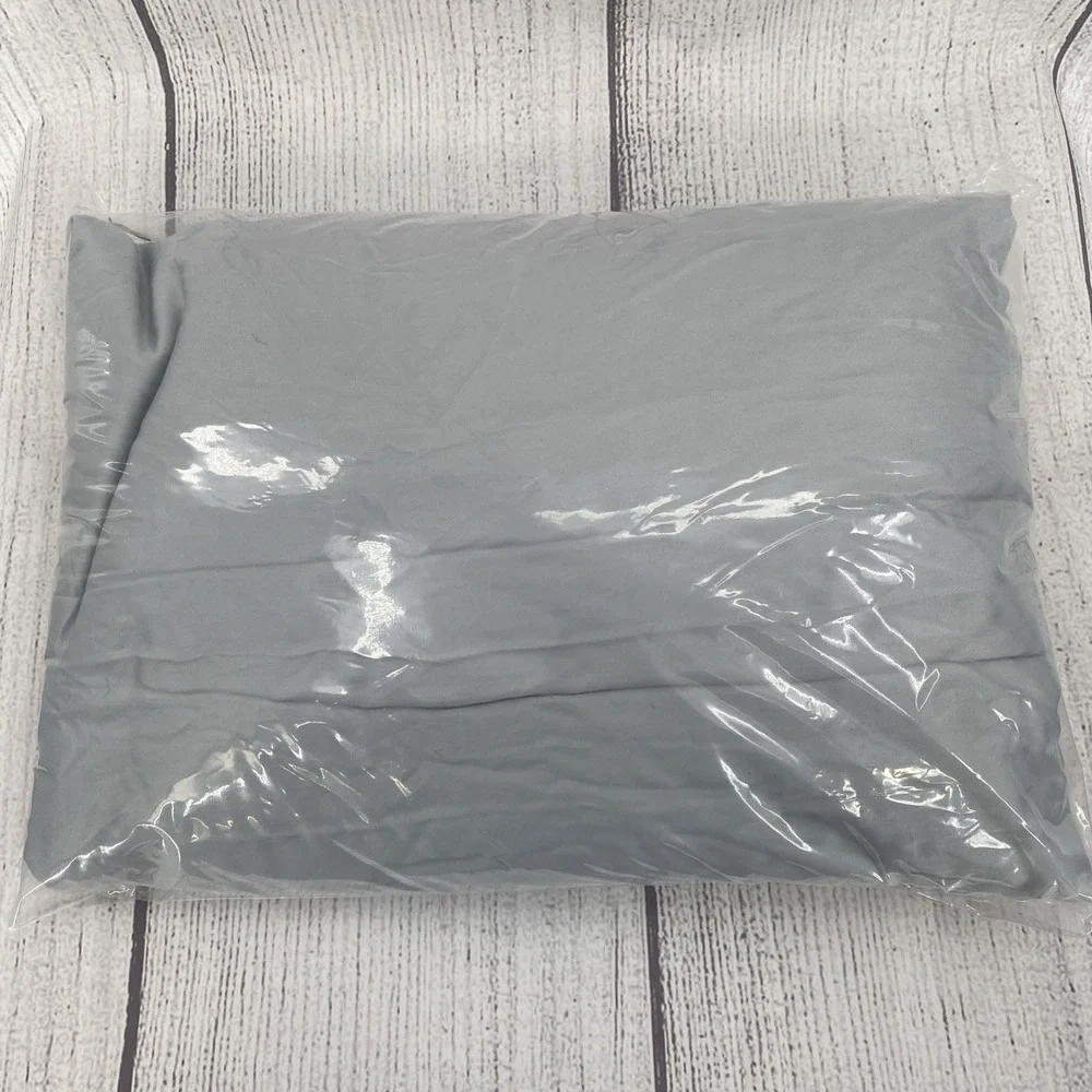 Cozy Earth Duvet Cover KING Shore Ice Blue Luxury Viscose Bamboo Canvas Tote